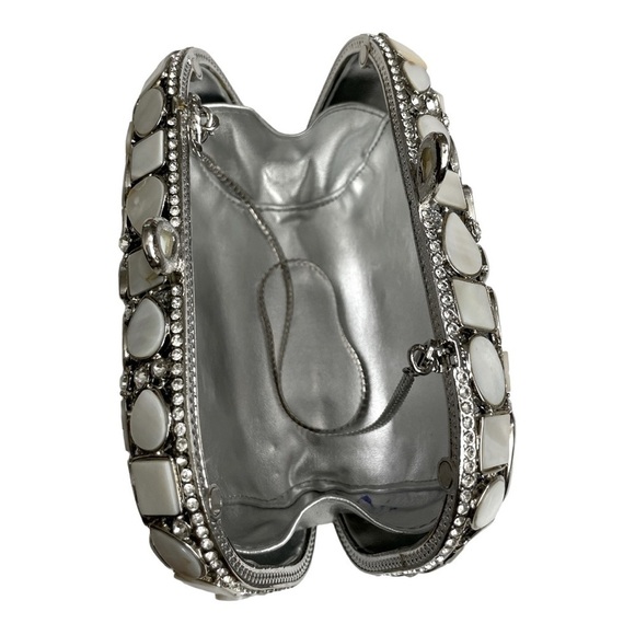 Boutique De FGG Synthetic Shell Evening Bags and Clutches Rhinestone - Picture 6 of 10